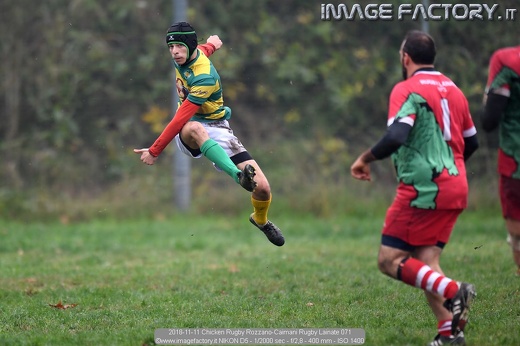 2018-11-11 Chicken Rugby Rozzano-Caimani Rugby Lainate 071